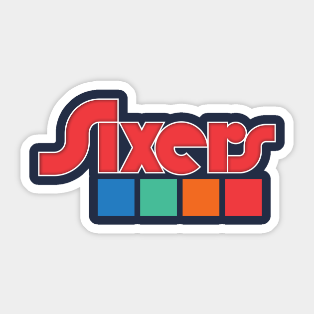 Sixers City Edition 76ers Sticker TeePublic